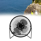 Mini Solar Fan 6V 3.5W USB Solar Powered Black Polysilicon Material Portable Solar Panel Fan for Picnic Fishing - Extra Image