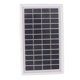 Portable Solar Panel DC 12V 3W High Conversion Efficiency Semi Flexible Solar Cell Panel for Mobile Phone Car - Top-Down View