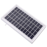 Portable Solar Panel DC 12V 3W High Conversion Efficiency Semi Flexible Solar Cell Panel for Mobile Phone Car - Low Angle