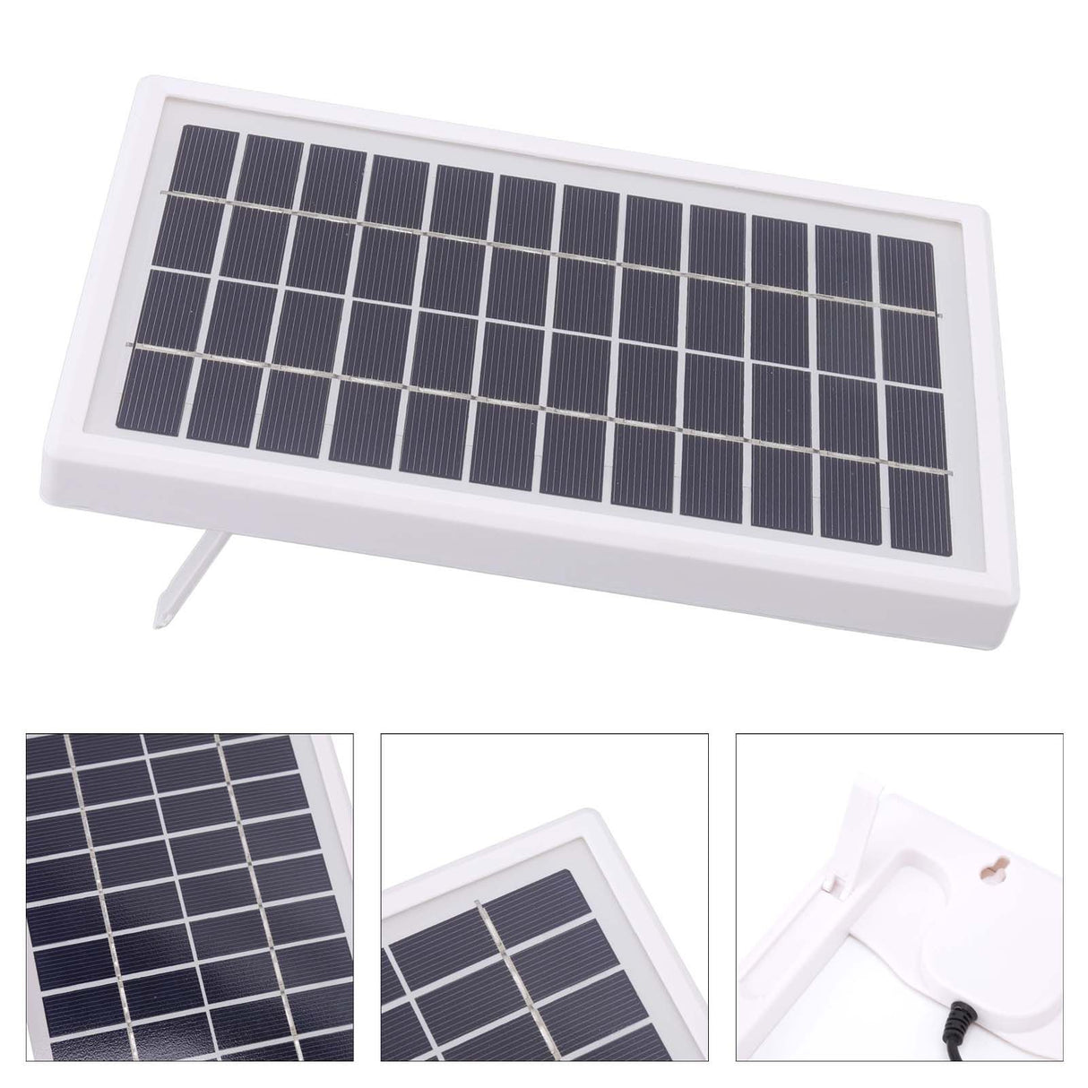 Portable Solar Panel DC 12V 3W High Conversion Efficiency Semi Flexible Solar Cell Panel for Mobile Phone Car