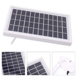 Portable Solar Panel DC 12V 3W High Conversion Efficiency Semi Flexible Solar Cell Panel for Mobile Phone Car