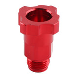 M16 1.5mm Spray Cup Connector Pot Joints Stainless Steel Disposable Pot Connector Airbrush Adapter External Thread - Front View