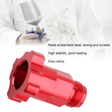 M16 1.5mm Spray Cup Connector Pot Joints Stainless Steel Disposable Pot Connector Airbrush Adapter External Thread