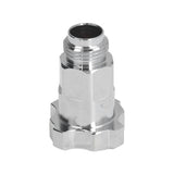 Spray Cup Connector Stainless Steel Disposable Pot Connector Airbrush Adapter Watering Can Connector External Thread G3/8 - Top-Down View
