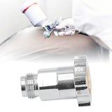 Spray Cup Connector Stainless Steel Disposable Pot Connector Airbrush Adapter Watering Can Connector External Thread G3/8 - Extra Image