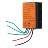 Wind Charge Controller 48V 600W MPPT Low Voltage Charging IP67 Protection Step Up Wind Energy Controllers 10A - Front View