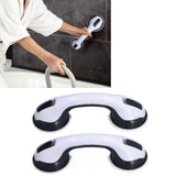 2pcs Shower Handle Curved Design Double Lock Security Toolless Installation Plastic Shower Support Bar for Elderly