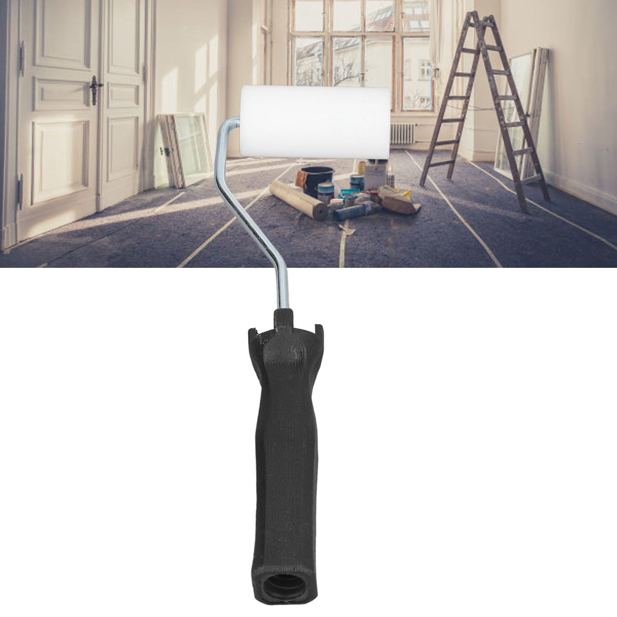 Fiberglass Laminating Roller Ergonomic Efficient Cleaning Free Fiberglass Bubble Paddle with Handle for Glass Industry