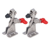 Quick Release Vertical Toggle Clamp 150lb Holding Capacity Woodworking Fixture for Home Decoration - Rear View