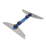 Stair Treads Gauge Stainless Steel 8in 12in 16in Corrosion Resistant High Accuracy Easy Operation Stair Measuring Tool Blue Set
