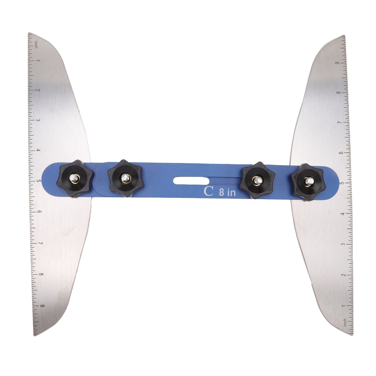 Stair Treads Gauge Stainless Steel 8in 12in 16in Corrosion Resistant High Accuracy Easy Operation Stair Measuring Tool Blue Set