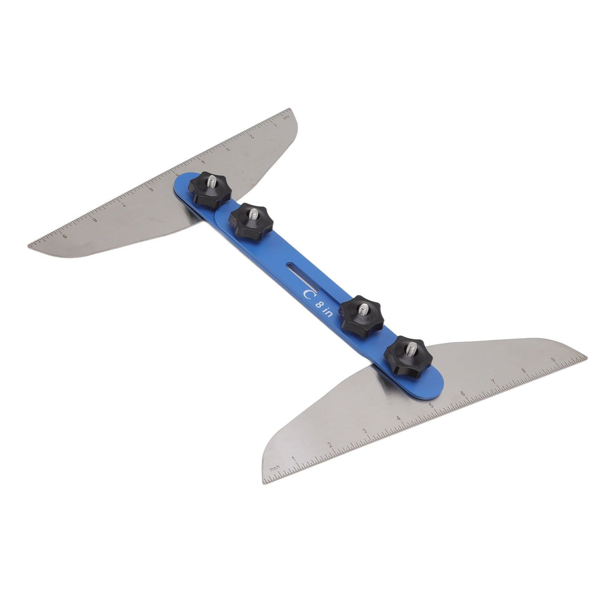 Stair Treads Gauge Stainless Steel 8in 12in 16in Corrosion Resistant High Accuracy Easy Operation Stair Measuring Tool Blue Set