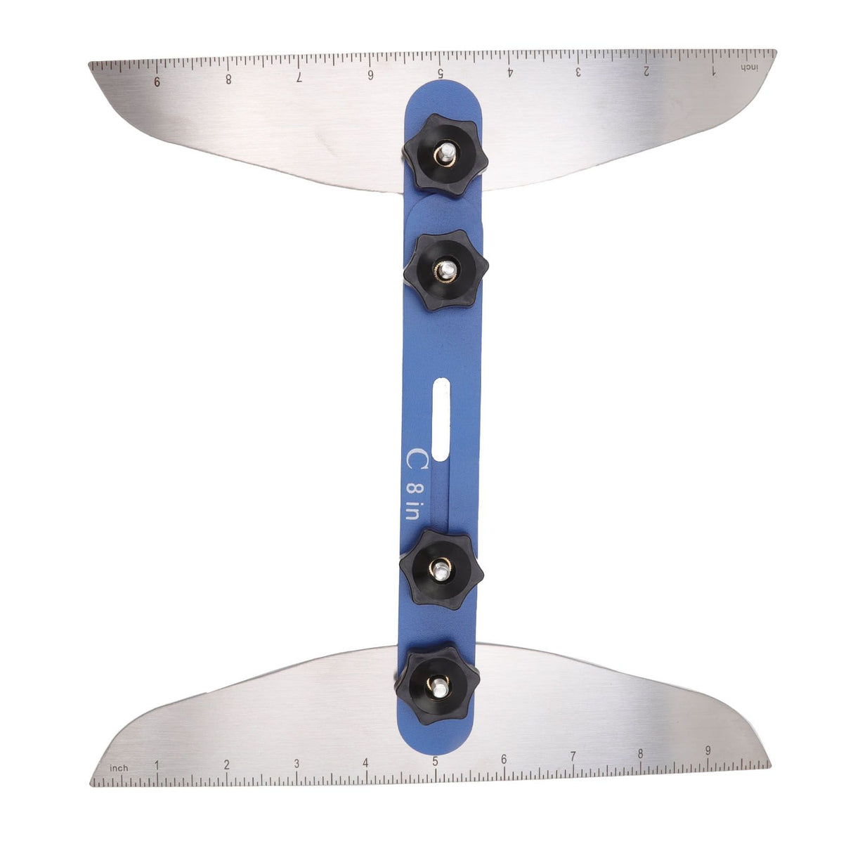 Stair Treads Gauge Stainless Steel 8in 12in 16in Corrosion Resistant High Accuracy Easy Operation Stair Measuring Tool Blue Set