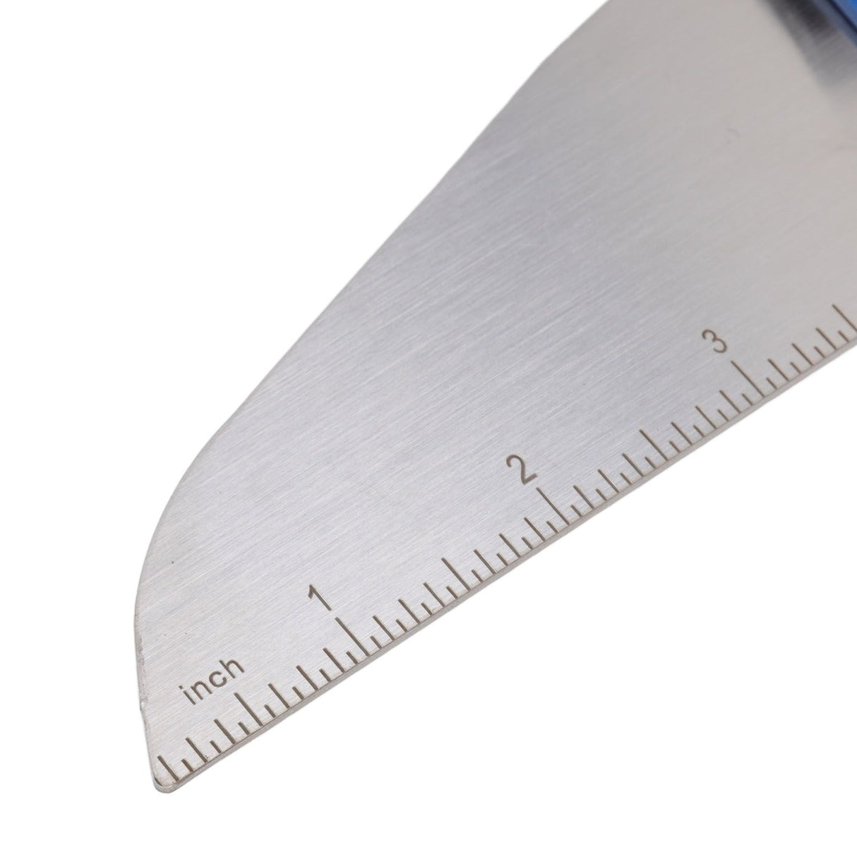 Stair Treads Gauge Stainless Steel 8in 12in 16in Corrosion Resistant High Accuracy Easy Operation Stair Measuring Tool Blue Set