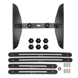 Stair Treads Gauge Stainless Steel 8in 12in 16in Corrosion Resistant High Accuracy Easy Operation Stair Measuring Tool Black Set