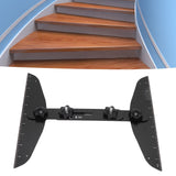 Stair Treads Gauge Stainless Steel 8in 12in 16in Corrosion Resistant High Accuracy Easy Operation Stair Measuring Tool Black Set - Extra Image