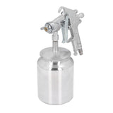 G1/4 Air Painter High Atomization Siphon Feed Pneumatic Paint Sprayer 1000ml Large Capacity Air Spray Painter - Top-Down View