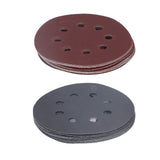 100PCS 5in Round Sanding Disc Include 80 180 240 320 400 800 1000 1500 2000 3000 Grit Round Sandpaper for Leather Wall