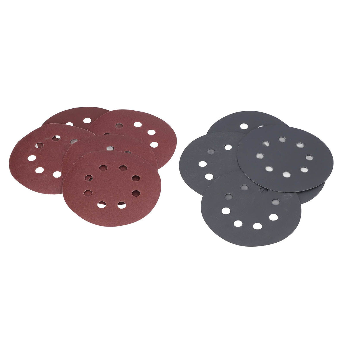 100PCS 5in Round Sanding Disc Include 80 180 240 320 400 800 1000 1500 2000 3000 Grit Round Sandpaper for Leather Wall