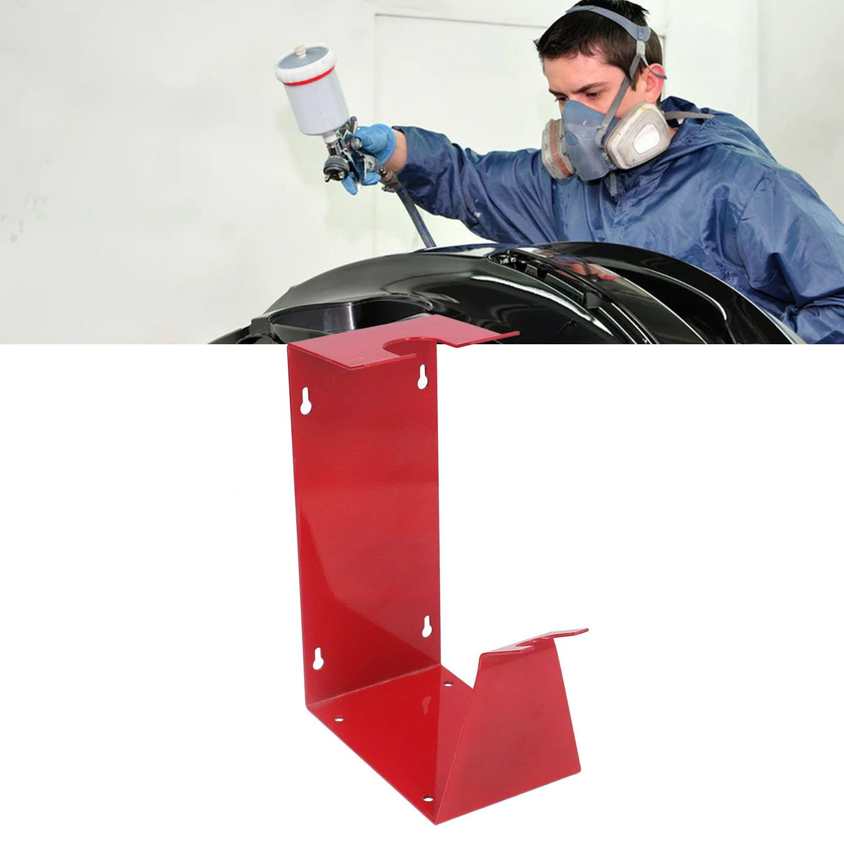 Paint Sprayer Holder Replacement Metal Steel Air Paint Spray Tool Fixing Stand Bracket