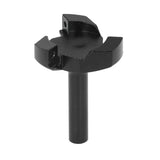 Spoilboard Router Bit 3 Flutes Tungsten Steel CNC Spoilboard Surfacing Router Bit for Wood Engraving Machine Trimming Machine - Front View
