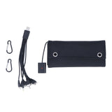 9W Solar Panel Portable Foldable Green Power High Conversion Rate Black Solar Panel Charger for Outdoor Hiking