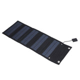 9W Solar Panel Portable Foldable Green Power High Conversion Rate Black Solar Panel Charger for Outdoor Hiking - Extra Image