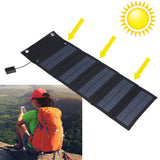 9W Solar Panel Portable Foldable Green Power High Conversion Rate Black Solar Panel Charger for Outdoor Hiking - Extra Image