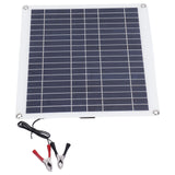 Solar Panel Kit 100W Photovoltaic 20W Portable Foldable Solar Charger with 100A Controller for Mobile Phone Outdoor Car - Low Angle