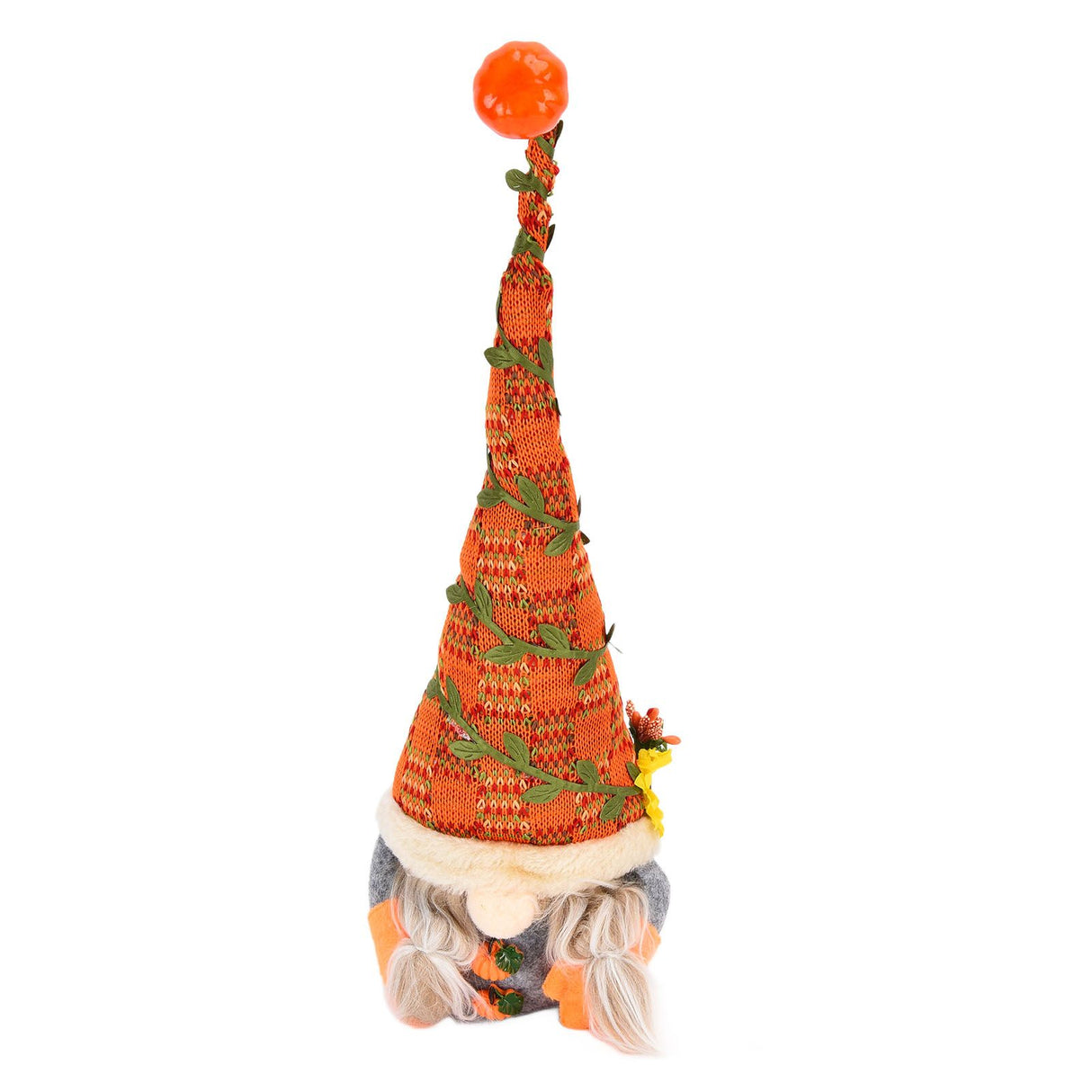 Faceless Doll Ornament Window Decoration Harvest Festival Elf Pumpkin Sunflower Dwarf Ornaments for Home Office Bookstore CafeBraids