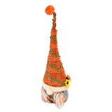 Faceless Doll Ornament Window Decoration Harvest Festival Elf Pumpkin Sunflower Dwarf Ornaments for Home Office Bookstore CafeBraids - Close-Up Angle