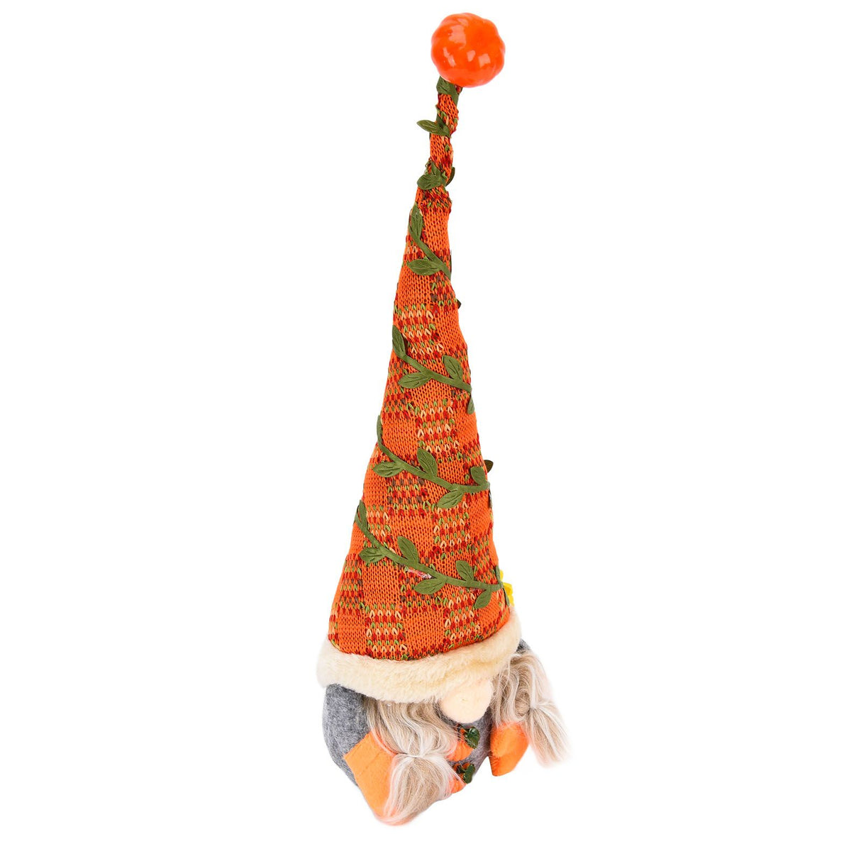 Faceless Doll Ornament Window Decoration Harvest Festival Elf Pumpkin Sunflower Dwarf Ornaments for Home Office Bookstore CafeBraids