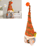 Faceless Doll Ornament Window Decoration Harvest Festival Elf Pumpkin Sunflower Dwarf Ornaments for Home Office Bookstore CafeBraids