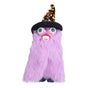 Halloween Dolls Ornament Halloween Plush Gnome with Witch Hat and Vampires Tooth for Halloween DecorationsPurple