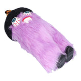 Halloween Dolls Ornament Halloween Plush Gnome with Witch Hat and Vampires Tooth for Halloween DecorationsPurple