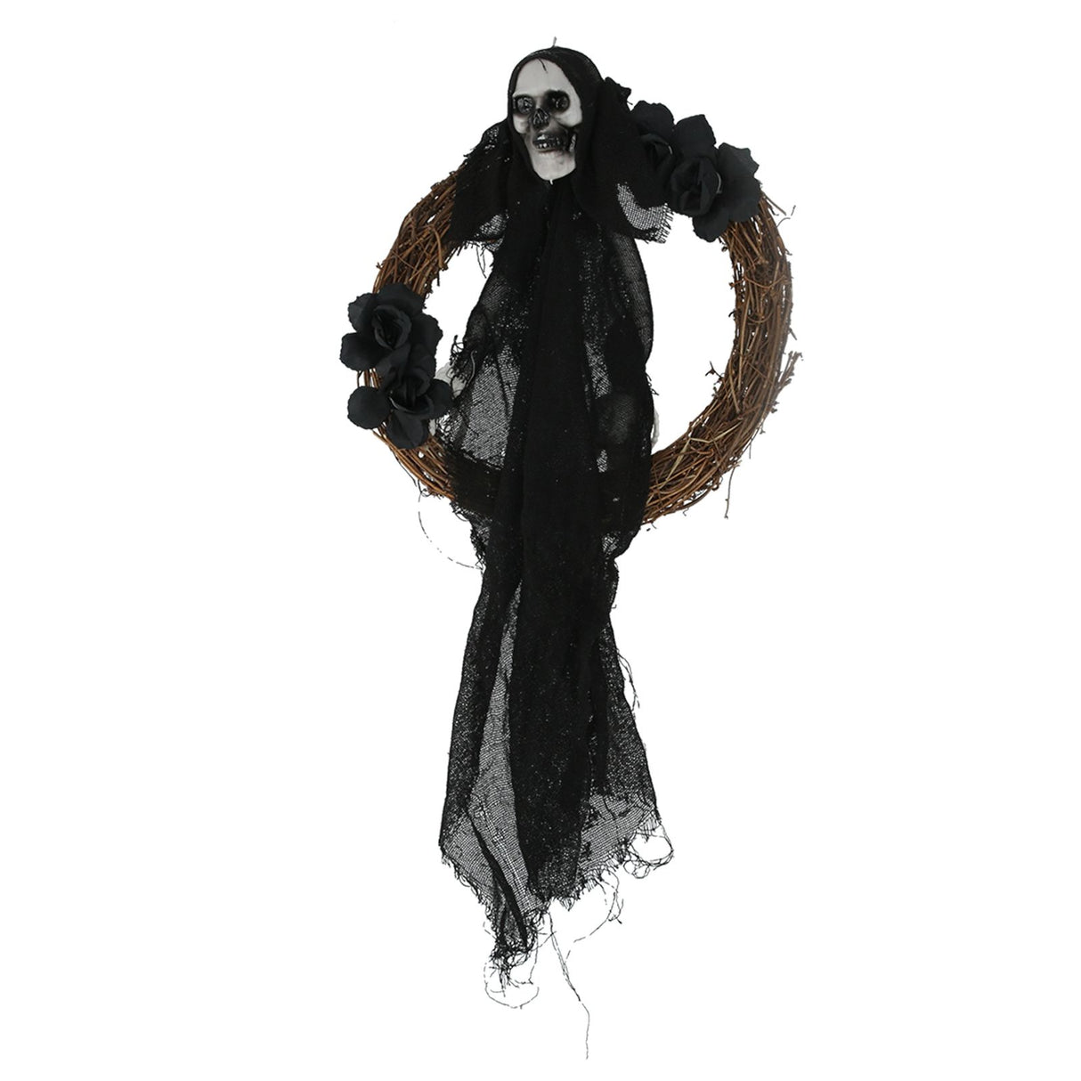 Halloween Ghosts Wreath Front Door Hanging Wreath Ghosts House Decoration Props Halloween Ornaments for Festival Decoration