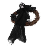 Halloween Ghosts Wreath Front Door Hanging Wreath Ghosts House Decoration Props Halloween Ornaments for Festival Decoration