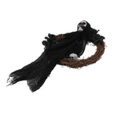 Halloween Ghosts Wreath Front Door Hanging Wreath Ghosts House Decoration Props Halloween Ornaments for Festival Decoration