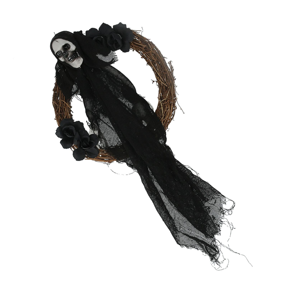 Halloween Ghosts Wreath Front Door Hanging Wreath Ghosts House Decoration Props Halloween Ornaments for Festival Decoration