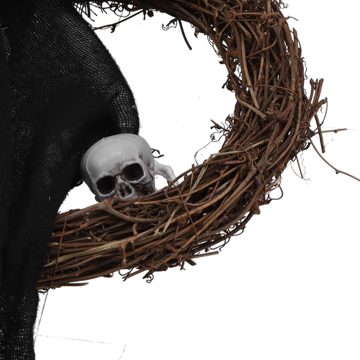 Halloween Ghosts Wreath Front Door Hanging Wreath Ghosts House Decoration Props Halloween Ornaments for Festival Decoration