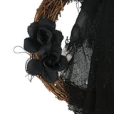 Halloween Ghosts Wreath Front Door Hanging Wreath Ghosts House Decoration Props Halloween Ornaments for Festival Decoration