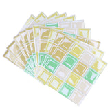 10 Packs Tile Sticker Waterproof Self Adhesive Mosaic Tile Sticker for Kitchen Floor Wall