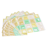 10 Packs Tile Sticker Waterproof Self Adhesive Mosaic Tile Sticker for Kitchen Floor Wall - Front View