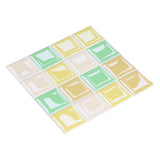 10 Packs Tile Sticker Waterproof Self Adhesive Mosaic Tile Sticker for Kitchen Floor Wall - Low Angle