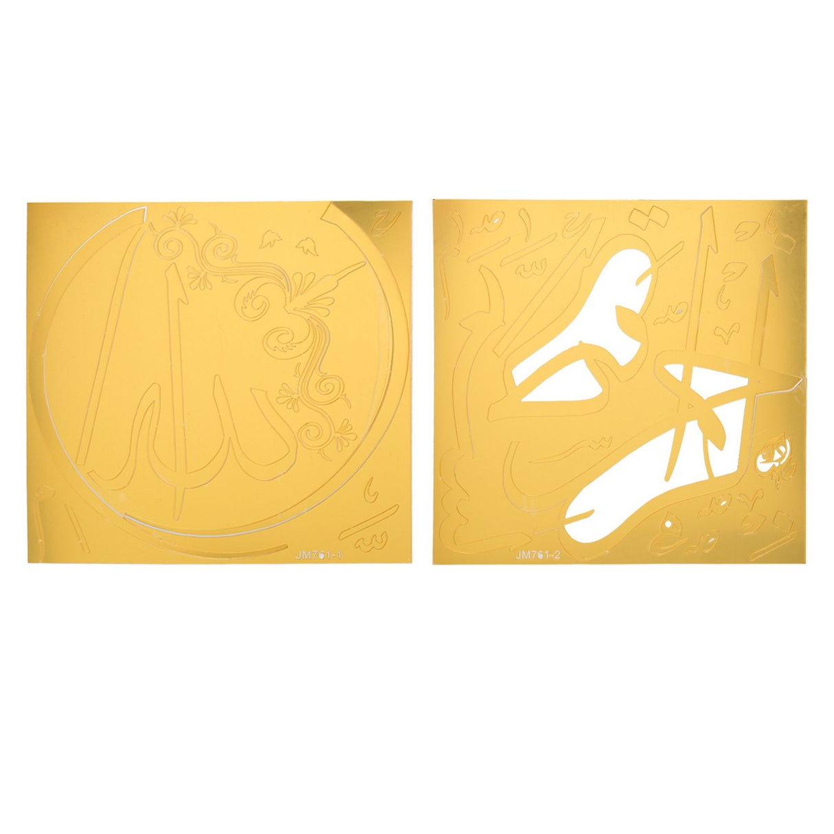 Acrylic Mirror Stickers Art Word Culture Background Self Adhesive Mirror Decal Wall Sticker for Wall Door Window