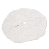 White Christmas Tree Skirts Sophisticated Dense Environmentally Friendly Plush Luxury ChristmasTree SkirtL