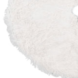 White Christmas Tree Skirts Sophisticated Dense Environmentally Friendly Plush Luxury ChristmasTree SkirtL