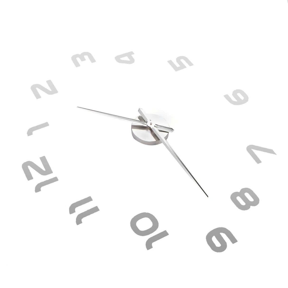 Acrylic Mirror Wall Clock Silent Frameless DIY Self Adhesive Wall Clock for Office Home