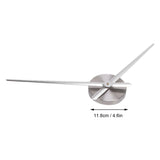 Acrylic Mirror Wall Clock Silent Frameless DIY Self Adhesive Wall Clock for Office Home