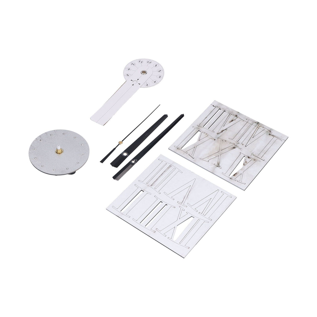 Roman Numerals Design Wall Clock Acrylic Mute Frameless DIY Wall Clock for Home Office
